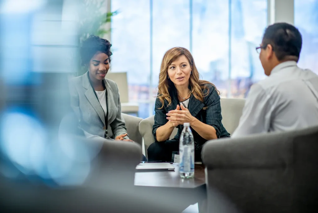 Certified interpreter assisting during a USCIS immigration interview