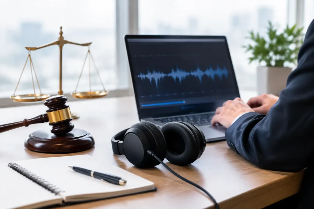 Audio Transcription for Legal Cases That Holds Up